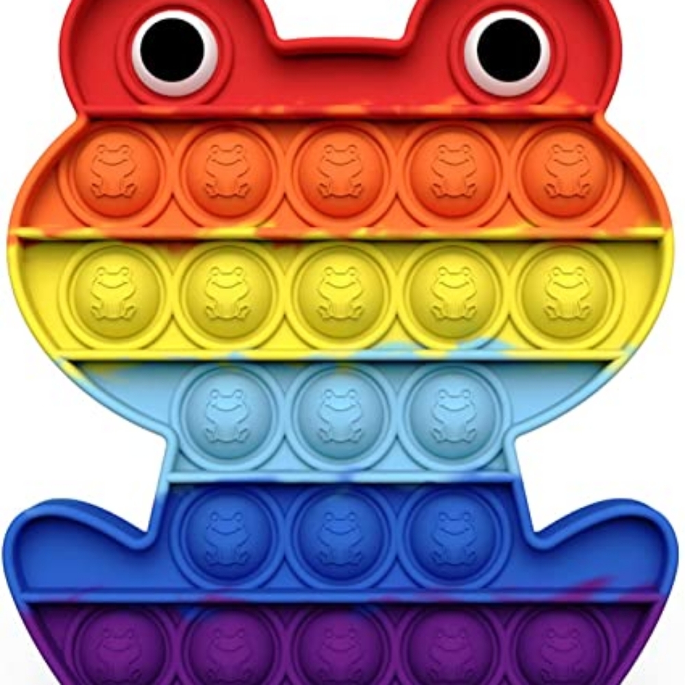 Frog Pop it Fidget Toy Multi Color
